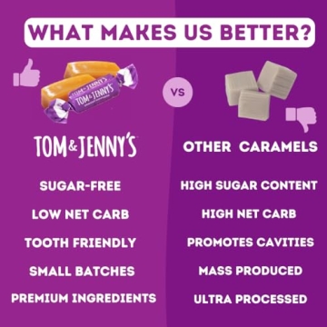 Sugar Free Soft Caramels with Sea Salt & Vanilla 1 Pack