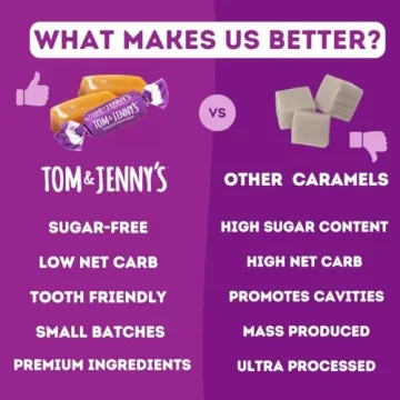 Sugar Free Soft Caramels with Sea Salt & Vanilla 1 Pack