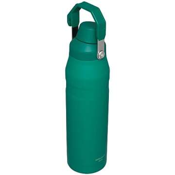 Stanley IceFlow Fast Flow Water Bottle 36 OZ | Angled Spout Lid | Lightweight & Leakproof for Travel...