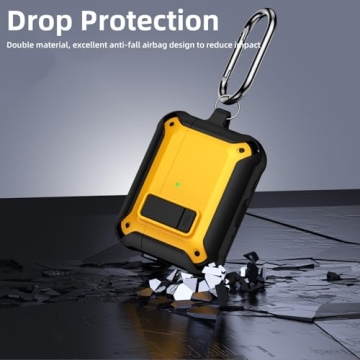 4 in 1 Lock Case for AirPods Pro 3 with Keychain