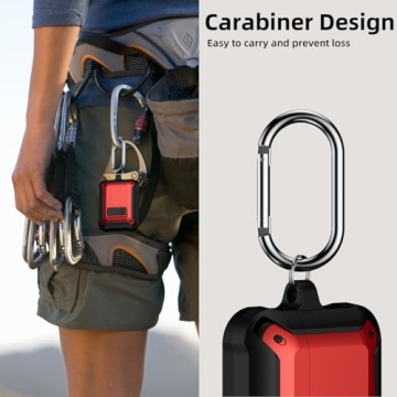 4 in 1 Lock Case for AirPods Pro 3 with Keychain