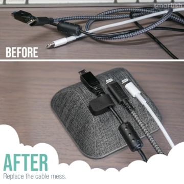 Smartish Magnetic Cord Holder - Cable Wrangler Organizer
