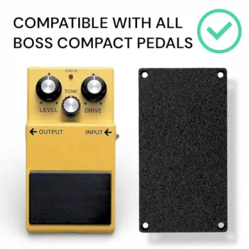 Bottom Plate for Boss Compact Guitar Effects Pedals (3 Pack) | Protective Replacement Base Cover | S...