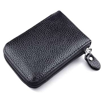 FiveloveTwo RFID PU Leather Credit Card Holder - Ultimate Organizer Wallet