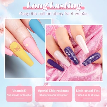 Lavender Violets Dip Powder Nail Kit for DIY Nail Art