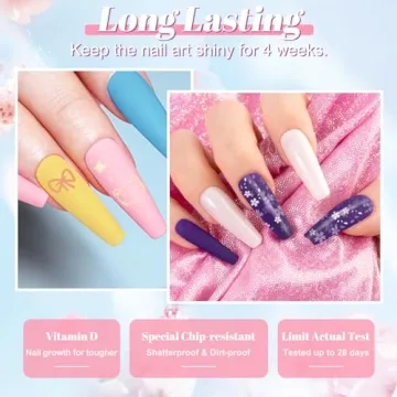 Lavender Violets Dip Powder Nail Kit for DIY Nail Art