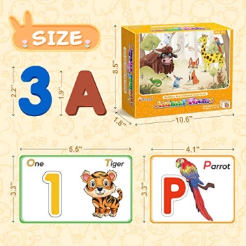 Engaging Animal-Themed Flashcards for Toddlers