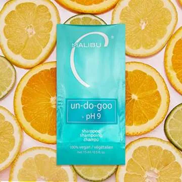 Malibu C Un-Do-Goo Shampoo (1 Packet) - Clarifying Shampoo to Remove Product Build Up + Resins from ...