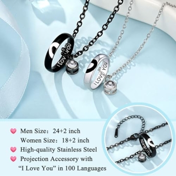 Stunning Couples Anniversary Necklace Gift - UNGENT THEM