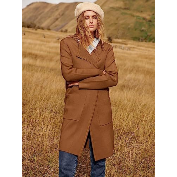 Stylish ANRABESS Women's Open Front Cardigan for Fall 2024