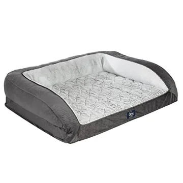 Serta Orthopedic Foam Quilted Dog Bed - Comfort & Support