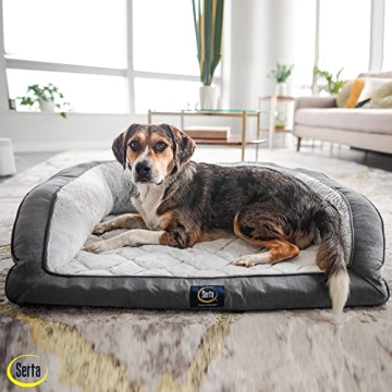 Serta Orthopedic Foam Quilted Dog Bed for Ultimate Comfort