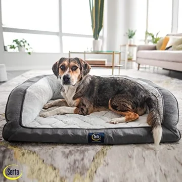 Serta Orthopedic Foam Quilted Dog Bed for Ultimate Comfort