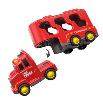 TEMI Toddler Truck 7-in-1 Friction Toy Vehicle for Kids
