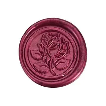Yoption Romance Rose Wax Seal Stamp for Weddings and Crafts