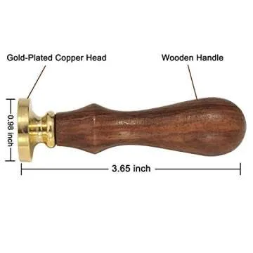 Yoption Romance Rose Wax Seal Stamp for Weddings and Crafts