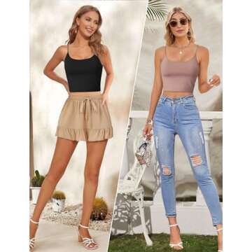 Buauty Basic Double Layer Crop Tank Top