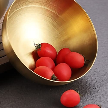 Dadamong Stainless Steel Bowls Set for Cooking and Serving