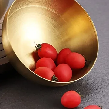 Dadamong Stainless Steel Bowls Set for Cooking and Serving