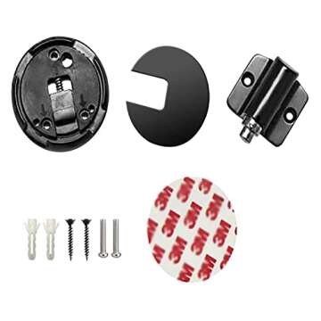 Door Stops Anti-Collision Door Household Door Touches The Floor to Attract Strong Magnetic Door Stopper Stainless Steel Safety Door Stop Stops ( Color : Brushed Gold )