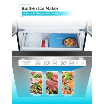 BLACK+DECKER French Door Refrigerator with Ice Maker