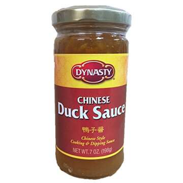 Dynasty Duck Sauce, Chinese Style Dipping and Cooking Sauce - No Artificial Flavors, 7 oz
