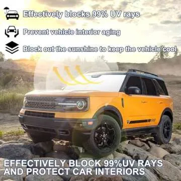 Windshield Sun Shade for Ford Bronco Sport UV Protection