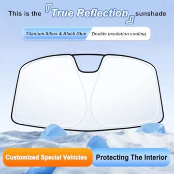Windshield Sun Shade for Ford Bronco Sport UV Protection