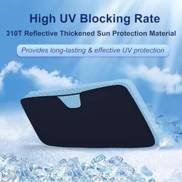 Windshield Sun Shade for Ford Bronco Sport UV Protection