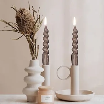 Elegant Spiral Taper Candles for Home and Events