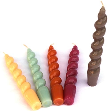 Elegant Spiral Taper Candles for Home and Events