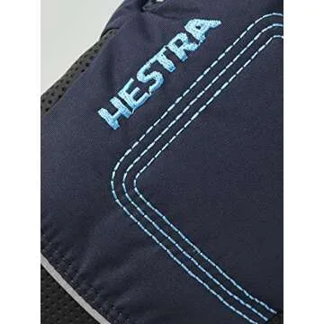 Hestra Baby Zip Long Mitt (Child 1-9yrs) | Waterproof, Insulated Mittens for Toddlers & Kids for Winter & Playing in The Snow - Dark Navy - 4