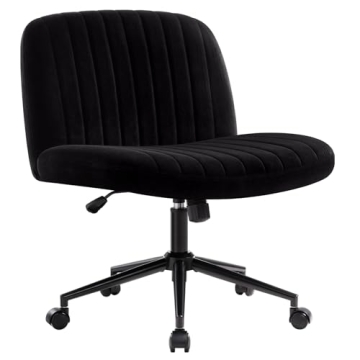 IWMH Armless Wide Seat Office Chair for Ultimate Comfort
