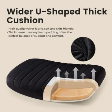 IWMH Armless Wide Seat Office Chair for Home and Office