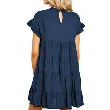 MIHOLL Summer Ruffle Flow Dress - Stylish & Comfortable