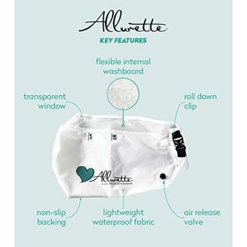 Allurette Wash Bag for Delicates - Gentle Laundry System