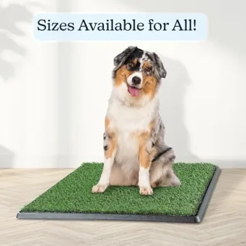PETMAKER Reusable Artificial Grass Puppy Pee Pad with Tray