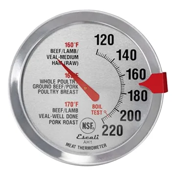 Escali AH1 Meat Thermometer - Extra Large Dial & NSF Cert.