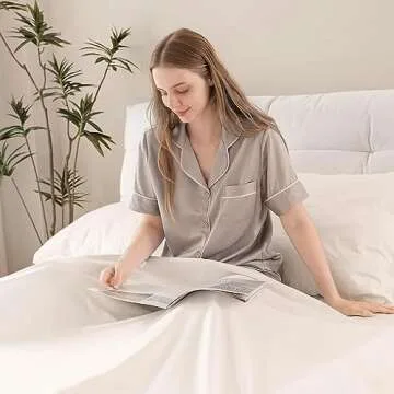 DOWNCOOL King Size 100% Cotton Luxury Bed Sheets Set