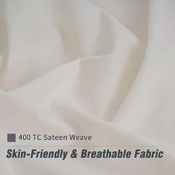 DOWNCOOL King Size 100% Cotton Luxury Bed Sheets Set