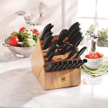Victorinox Knife Block Set - 22-Piece Kitchen Essential