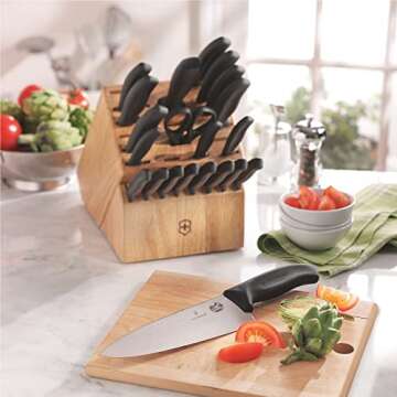 Victorinox Knife Block Set - 22-Piece Kitchen Essential