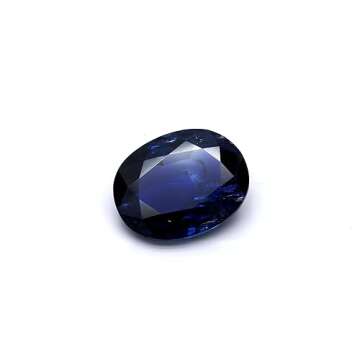 4.66 Carat Loose Natural Sapphire, Blue Color, OV Shape, GRS Certified (2021-038191), Real Sapphire, Natural Stones For Jewelry Making, Loose Gemstones, Precious Stones, Gift For Her Rare Gift