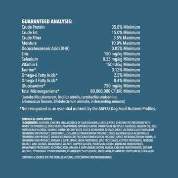 Amazon Brand - Wag Dry Dog Food Grain-Free Chicken & Lentil Recipe, High Protein (24 lb bag)