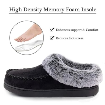 ULTRAIDEAS Women's Cozy Memory Foam Slippers for All-day Comfort