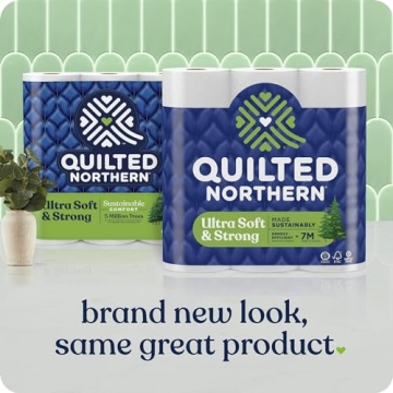 Quilted Northern Ultra Soft & Strong Toilet Paper, 12 Mega Rolls