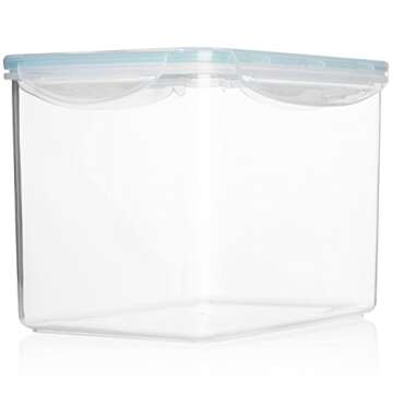 MAGINELS Portable Wardrobe Closets 14"x18" Depth Cube Storage,- 18 Free Chalkboard Labels & Marker - Airtight, Leakproof - BPA Free - Microwave, Freezer & Dishwasher Safe (Black-FG, 56"x18"x56")