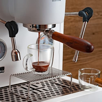 YUNCANG Double-Wall Espresso Mugs Set of 2 for Coffee Lovers