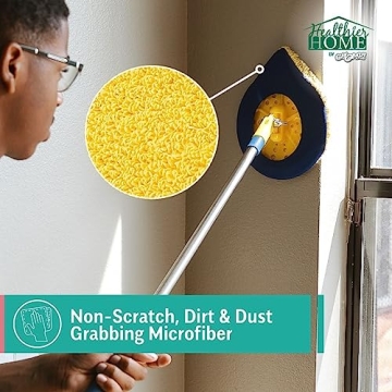 CHOMP CleanWalls Extendable Wall Ceiling Cleaner Microfiber Pads