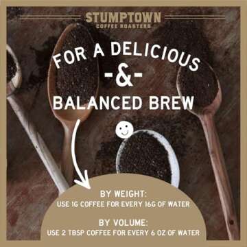 Stumptown Coffee Roasters, Medium Roast Whole Bean Coffee - Hair Bender 12 Ounce Bag with Flavor Notes of Citrus and Dark Chocolate